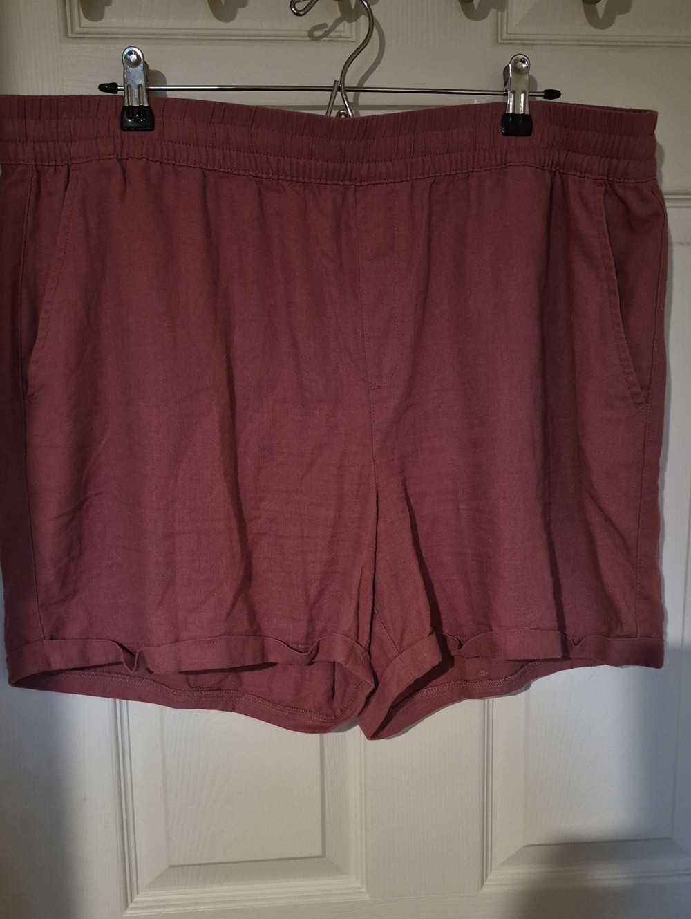Frank & Oak Dusty Rose Mauve Relaxed Lounge Shorts Size Xlg